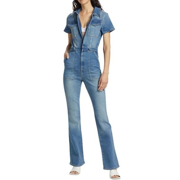 Good American Pants - Good American 3XL Fit for Success Denim Jumpsuit
